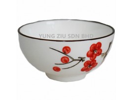 4.5^CERAMICS BOWL(A BRANCH OF PLUM)